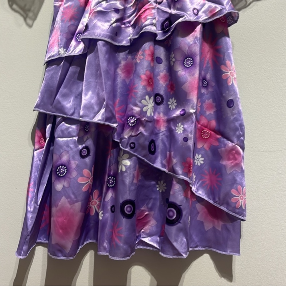 Encanto ISABELLA Purple Floral Kids Costume Dress - Picture 3 of 4